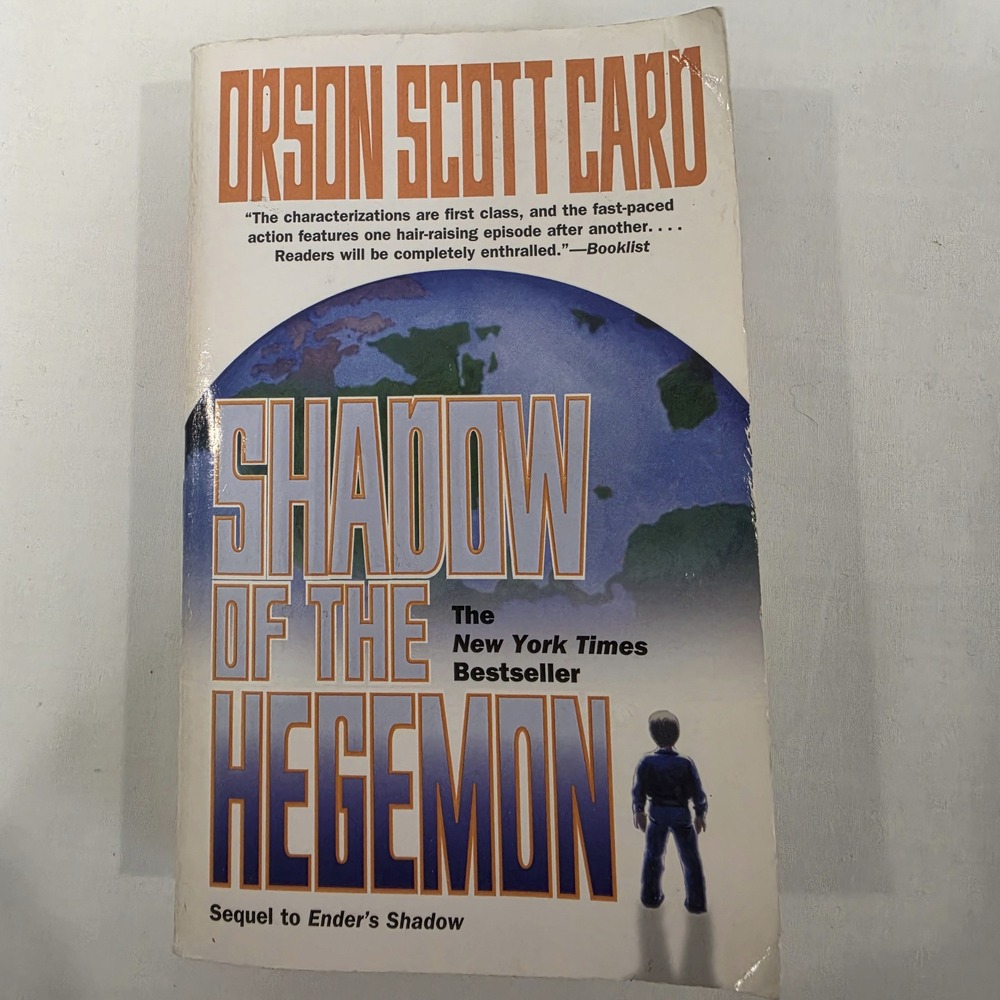 Orson Scott Card Shadow of the Hegemon Paperback White Sci-Fi Shadow Saga Book 2